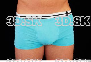 Pelvis turquoise shorts brown shoes of Leland 0001
